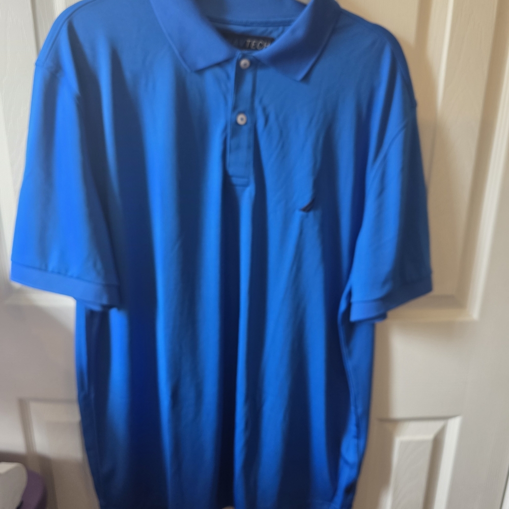 Nautica Vibrant Blue Polo Shirt